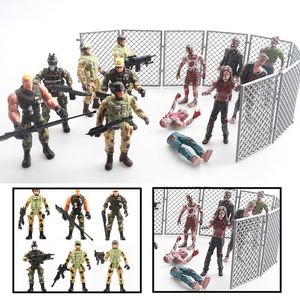 Figura <span class=keywords><strong>de</strong></span> Acción Militar Articulada <span class=keywords><strong>de</strong></span> 10cm, Modelo <span class=keywords><strong>de</strong></span> Soldado <span class=keywords><strong>de</strong></span> Fuerzas Especiales Antiterrorismo, con Armas <span class=keywords><strong>de</strong></span> Plástico, Tipo Zombie - Product Image 3