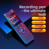Enregistreur vocal Lecteur MP3 8828 USB 2.0 Stylo d'enregistrement WAV Écran HD Réduction du bruit Idéal pour les cours et les affaires en déplacement