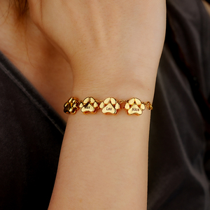 <span class=keywords><strong>Bracelet</strong></span> <span class=keywords><strong>personnalisé</strong></span> gravé <span class=keywords><strong>patte</strong></span> <span class=keywords><strong>de</strong></span> <span class=keywords><strong>chien</strong></span> <span class=keywords><strong>patte</strong></span> <span class=keywords><strong>de</strong></span> chat pour les femmes petits bracelets <span class=keywords><strong>de</strong></span> bijoux d'impression <span class=keywords><strong>de</strong></span> <span class=keywords><strong>patte</strong></span> <span class=keywords><strong>de</strong></span> charme - Product Image 2