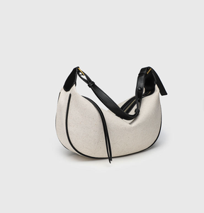 กระเป๋าสตรีทันสมัยและเรียบง่าย กระเป๋าสะพายไหล่และกระเป๋าใต้วงแขนผ้าแคนวาสแบบใหม่ กระเป๋าช้อปปิ้งอเนกประสงค์ขนาดใหญ่แบบลำลอง - Product Image 5