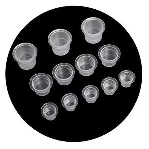 100 Piezas de Porta Tintas de Plástico para Cejas y Labios, para Inyección de Pigmento PMU y Pegamento para Injerto de Pestañas - Product Image 2