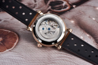 Jam Tangan Pria BENYAR 5202 Otomatis Mekanik Bisnis Mewah Tali Kulit Tahan Air Sport