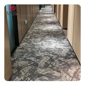 Golden Carpet Tiles on Promotion Nylon PVC Cheap china hot sale luxury 60X60 floor carpet tiles