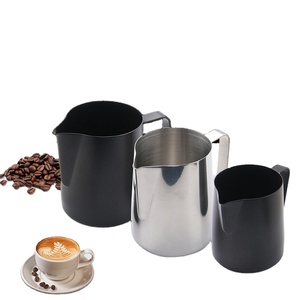 Chất lượng cao SS304 # Thép không gỉ sữa Jug <span class=keywords><strong>Pitcher</strong></span> với Creamer cho Espresso máy cà phê & Bộ trà - Product Image 4