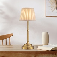 Lampe de bureau rétro à piles petite lampe de table rechargeable pour l'étude réglage de la température de couleur lampes de lecture de bureau d'étude d'hôtel
