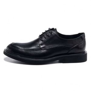 Chaussures de soirée pour hommes, nouveau style 2025, chaussures décontractées de haute qualité, en cuir de vachette, chaussures habillées pour affaires - Product Image 5