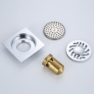 Design moderno 10*10 grande Area in ottone scarico a pavimento bagno balcone <span class=keywords><strong>cucina</strong></span> fogna lavatrice doppio uso sigillo acqua profonda - Product Image 4