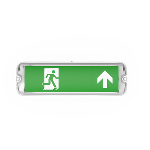 Señal de salida de emergencia LED sin mantenimiento IP65, recargable, resistente al agua, blanco frío, CE CB para seguridad contra incendios en interiores y exteriores - Product Image 5