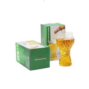 <span class=keywords><strong>Verre</strong></span> à bière en forme de ballon de football en <span class=keywords><strong>verre</strong></span> borosilicate transparent de 450 ml, écologique, compatible lave-vaisselle - Product Image 3