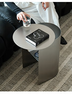 Table basse multifonctionnelle en acier Bauhaus créative, moderne, durable, écologique, légère, pour salon, meubles de salon