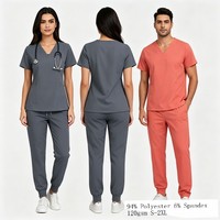 42025 Rts costume chirurgical vêtements élégants pour hommes hommes vêtements de créateurs marques célèbres extensible hommes vêtements gommages uniformes