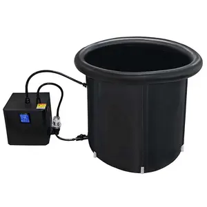 Refroidisseur d'eau LG 220/110V refroidi par eau avec pompe filtrante, machine de récupération de bain de glace pour plongée à froid, vente à chaud
