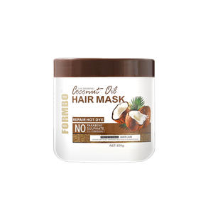 Huile de coco hydratante, lisse et améliorant la texture des cheveux crépus et abîmés, après-shampoing - Product Image 6