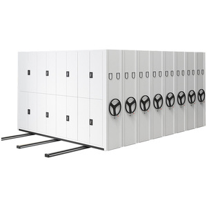 Armoire de classement mobile en acier pour bibliothèque, école et bureau, avec compacteur - Product Image 4
