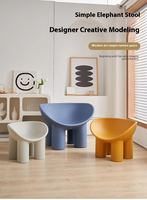 Elephant Leg Canapé Chaise Simple Balcon Paresseux Chaise Lecture Chaise Designer Lumière Luxe Fabricant