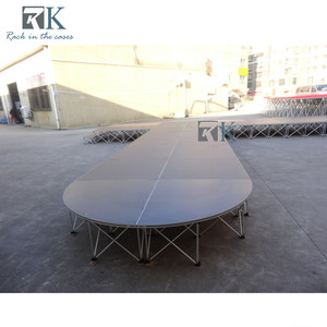Outdoor Large Event <b>Stage</b> Aluminum Folding Riser <b>Stage</b> <b>Platform</b> Sale - Product Image 2