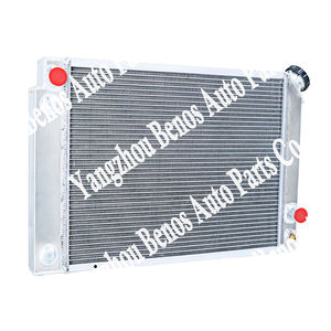 4 ROW Radiateur + Ventilateur de carénage pour <span class=keywords><strong>Dodge</strong></span> <span class=keywords><strong>Charger</strong></span> 500 R/T 7.2L Big Block 1966-1969 <span class=keywords><strong>1968</strong></span> - Product Image 3