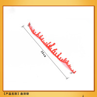 Vente en gros de collier de sang en plastique collier de saignement de vampire accessoires d'Halloween animés décoration de fête