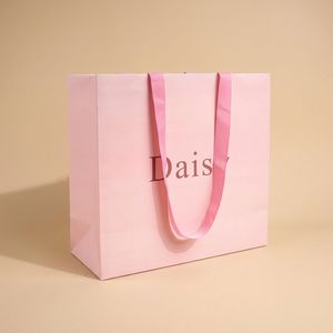 Sacchetti Regalo di Lusso Personalizzati con Logo Stampato in Lamina, Borse per Shopping con Manici per Packaging di Marchi Premium - Product Image 1