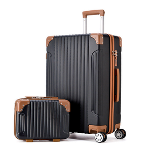 Valise professionnelle, 12 pièces, couverture pour bagages, maquillage, chariot - Product Image 1