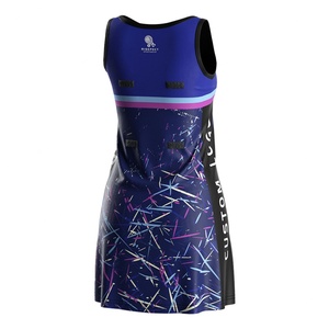 Vestido plisado bordado para mujer, para tenis y netball, ideal para competiciones de running y clubes deportivos. - Product Image 2