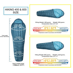 <span class=keywords><strong>Saco</strong></span> <span class=keywords><strong>de</strong></span> <span class=keywords><strong>dormir</strong></span> para exteriores con forma <span class=keywords><strong>de</strong></span> momia con capucha, sacos <span class=keywords><strong>de</strong></span> <span class=keywords><strong>dormir</strong></span> ultraligeros <span class=keywords><strong>de</strong></span> plumas <span class=keywords><strong>de</strong></span> ganso para acampar - Product Image 2