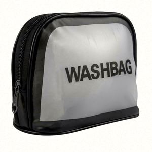Customized Logo Waterproof PVC Cosmetic Bags Frosted Clear Plastic <b>Toiletry</b> <b>Storage</b> Bags - Product Image 6