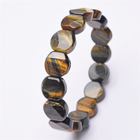 Bracelets en cristal unisexes en gros UJBOX, perles de pierres naturelles mélangées, bijoux faits à la main pour la revente par les petites entreprises