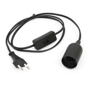 UK US AU EU <strong>Plug</strong> <strong>to</strong> <strong>E27</strong> Lamp Base Conversion LED Light Wall Flexible Lamp Holder Converter With Switch LED Head Bulb <strong>Socket</strong> - Product Image 1