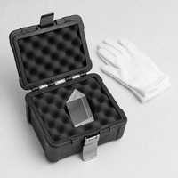 Right Angle Prism 90 Degree K9 Optical Glass ±10 Arcsec AR Coated for Autocollimator Straightness Parallelism Measurement