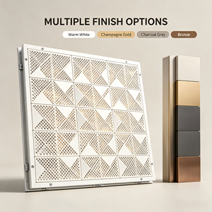 Panel de Aluminio Perforado Triangular, Revestimiento Decorativo para Fachadas, Lámina para Revestimiento Exterior de Edificios - Product Image 4