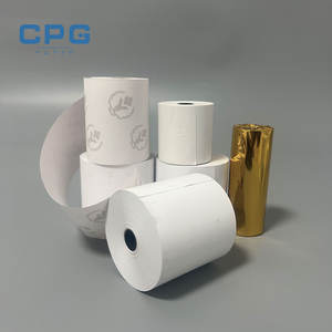 Papier thermique pour reçus sans BPA à faible poussière 80x70mm 75gsm Écologique Impression sur toute la surface Papier de caisse enregistreuse Ruban de caisse - Product Image 1