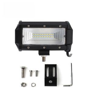 Barre lumineuse LED blanche de 5 pouces, 72W, 12V, 10000 lumens pour camions et véhicules tout-terrain - Accessoire automobile universel - Product Image 2