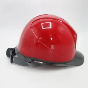 HBC 도매 ANSI ABS 화이트 안전 헬멧 전체 챙 건설 안전 하드 모자 더블 턱 스트랩