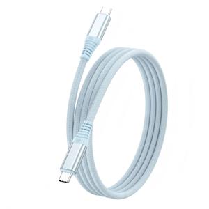 240W PD3.1 USB‑C ถึง USB‑C สายชาร์จเร็วแบบถักสายชาร์จพลังงานสูงสำหรับแล็ปท็อปแท็บเล็ตโทรศัพท์มือถือพาวเวอร์แบงค์ - Product Image 3