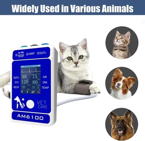 Oercat перезаряжаемый 2,4 "дисплей Bluetooth Пульсоксиметр Монитор артериального давления ручной ветеринарный инструмент для собак кошек - Product Image 5
