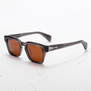 Gafas de Sol de Acetato con Marco Cuadrado Completo, Polarizadas, Anti-Radiación, de Diseño de Lujo y Alta Calidad, con Logotipo Personalizado, UV400, Unisex - Product Image 1