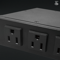 SYNSTRO Rakit Unit Distribusi Daya Rak (Rack-Mount) 1U 19" 16A 8 Outlet Dapat Disambung Daisy-Chain C13/C19 Tipe Single IP