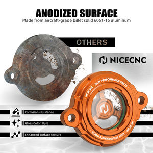 NICECNC Cache de filtre à huile moteur transparent pour moto <span class=keywords><strong>KTM</strong></span> <span class=keywords><strong>DUKE</strong></span> <span class=keywords><strong>125</strong></span> 390 2011-2015 690 <span class=keywords><strong>DUKE</strong></span> <span class=keywords><strong>R</strong></span> 2008-2019 890 <span class=keywords><strong>DUKE</strong></span> 2020-2023 - Product Image 4