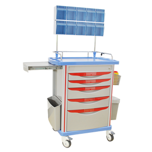 Abs Ziekenhuis Medische Anesthesie Geneeskunde Verpleegwagen Baby Gereedschap Crash Cart Uitgifte Auto - Product Image 5