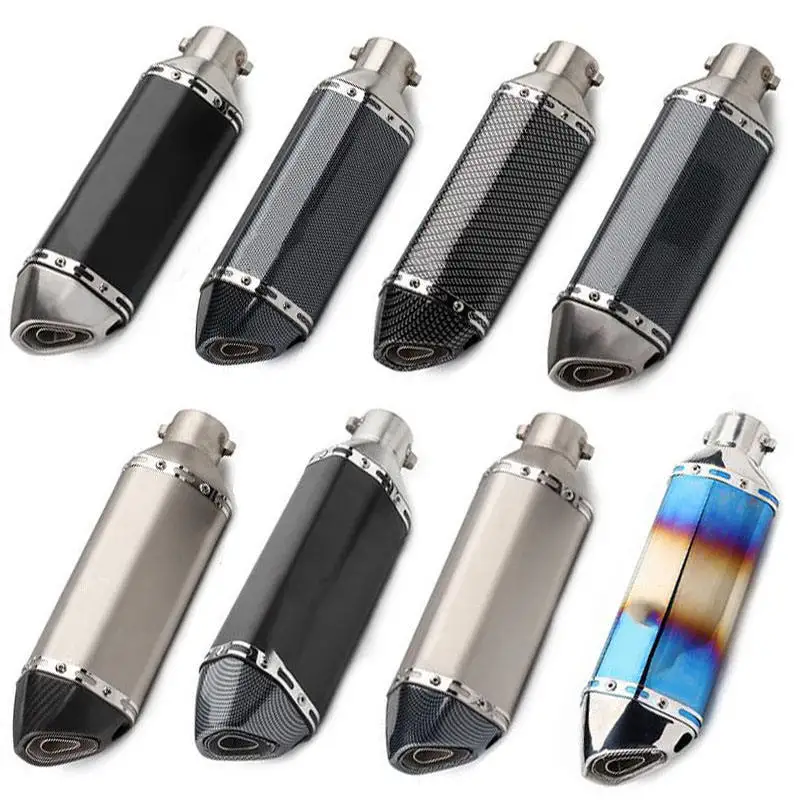 Универсальный глушитель выхлопной трубы для мотоцикла, 51 мм, левый и правый глушитель для SV650 CRF230 Z800 MT07 R3 Z900 Z1000, для большинства мотоциклов
