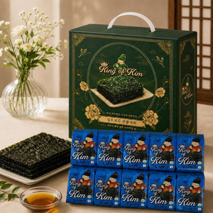 King of Kim - Alga Nori Seca Sazonada Coreana para Sushi, Halal, HACCP, FSC22000, Gim Tostado, Envasado al Vacío - Product Image 6