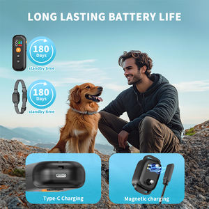 Collier de dressage pour chien TIZE, nouvelle arrivée, 300 m, mini, télécommande, vibration, choc électrique, étanche IPX6, contrôle des aboiements, collier de dressage pour animaux de compagnie - Product Image 4