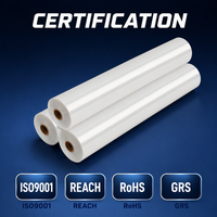 Film rétractable LDPE blanc 8 mil, haute résistance, pour emballage d'équipements industriels et d'ascenseurs, anti-poussière, imperméable, vente en gros