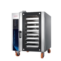 Four à convection à 8 plateaux à air chaud avec système à vapeur boulangerie fours à convection numériques commerciaux pour la cuisson