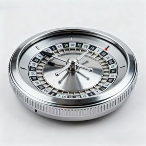 Service d'usinage CNC de haute qualité en acier inoxydable Mini Roulette roue Spinner soulagement du Stress main Spinner Fidget jouet - Product Image 3