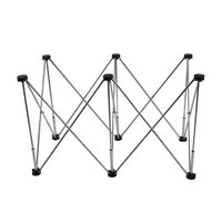 Table de travail télescopique en acier inoxydable à pattes d'araignée 6 pieds / 8 pieds / 12 pieds / 15 pieds Pieds 600 kg Plateforme de travail portable OEM