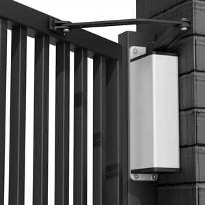 Ouvre-<span class=keywords><strong>portail</strong></span> battant moderne à <span class=keywords><strong>bras</strong></span> <span class=keywords><strong>articulé</strong></span> en alliage d'aluminium, moteur CC sans balais, capacité de charge 300 kg, télécommande 433 MHz latérale - Product Image 1