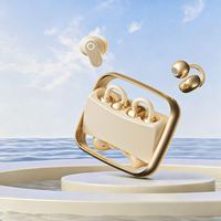 Écouteurs 4-en-1 rotatifs intra-auriculaires à clipser, conception sans fil, réduction du bruit et ajustement personnalisé ; Modèle OWS double oreille, best-seller