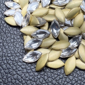 Fábrica de Gemas HQ produce circonita cúbica <span class=keywords><strong>blanca</strong></span> con lámina de <span class=keywords><strong>piedra</strong></span> KunDan Polki de la India, cuentas de <span class=keywords><strong>piedra</strong></span> Kundan. - Product Image 2